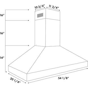 Z Line ZLINE 59760 60 Inch Wall Mount Ducted Hood — thumbnail 18