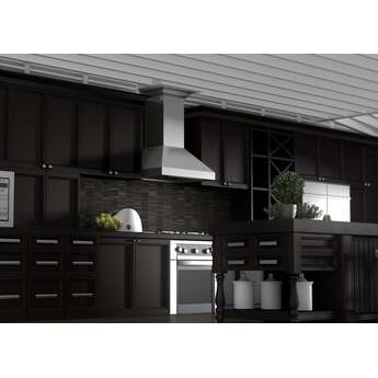 Z Line ZLINE 597CRN42 42 Inch Wall Mount Convertible Hood — thumbnail 4