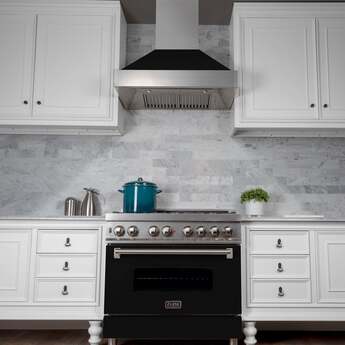 Z Line ZLINE 8654BLM30 30 Inch Wall Mount Ducted Hood — thumbnail 10