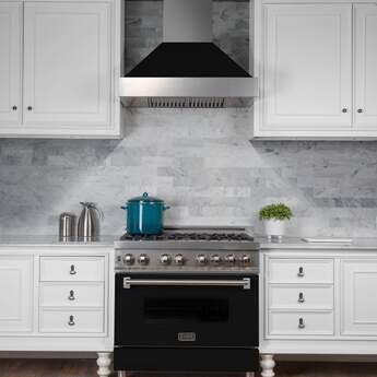 Z Line ZLINE 8654BLM30 30 Inch Wall Mount Ducted Hood — thumbnail 17