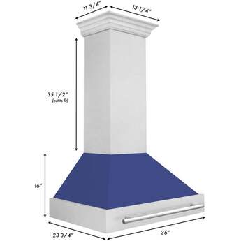 Z Line ZLINE 8654SNX36 36 Inch Wall Mount Ducted Hood — thumbnail 15