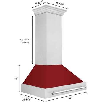 Z Line ZLINE 8654SNX36 36 Inch Wall Mount Ducted Hood — thumbnail 18