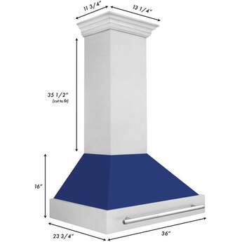 Z Line ZLINE 8654SNX36 36 Inch Wall Mount Ducted Hood — thumbnail 9