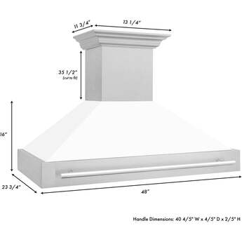 Z Line ZLINE 8654SNX48 48 Inch Wall Mount Ducted Hood — thumbnail 40