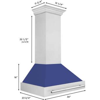Z Line ZLINE 8654SNXWM36  36 Inch Wall Mount Ducted Hood — thumbnail 20