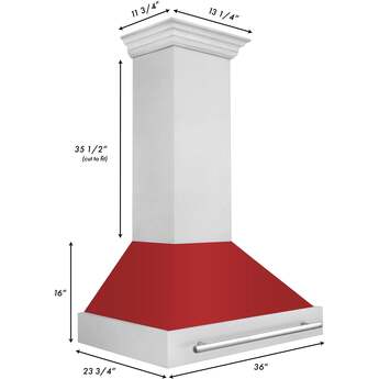 Z Line ZLINE 8654SNXWM36  36 Inch Wall Mount Ducted Hood — thumbnail 31