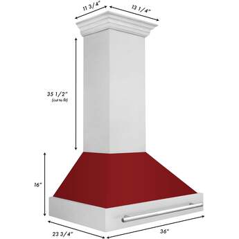 Z Line ZLINE 8654SNXWM36  36 Inch Wall Mount Ducted Hood — thumbnail 9