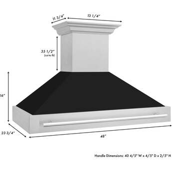 Z Line ZLINE 8654SNXWM48  48 Inch Wall Mount Ducted Hood — thumbnail 34