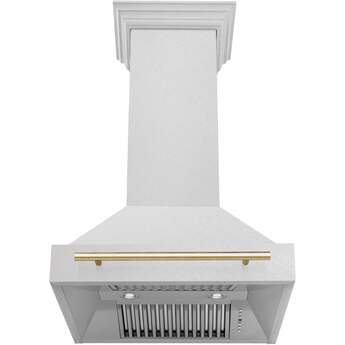 Z Line ZLINE 8654SNZ30MB Autograph Edition Series 30 Inch Wall Mount Ducted Hood — thumbnail 6