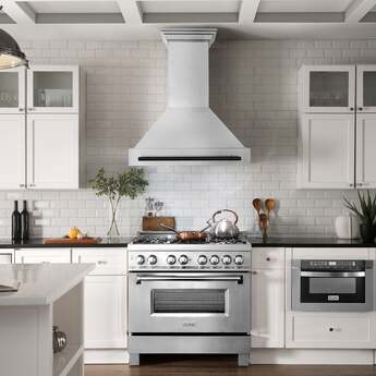 Z Line ZLINE 8654SNZ36MB Autograph Edition Series 36 Inch Wall Mount Ducted Hood — thumbnail 15