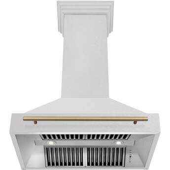 Z Line ZLINE 8654SNZ36MB Autograph Edition Series 36 Inch Wall Mount Ducted Hood — thumbnail 7