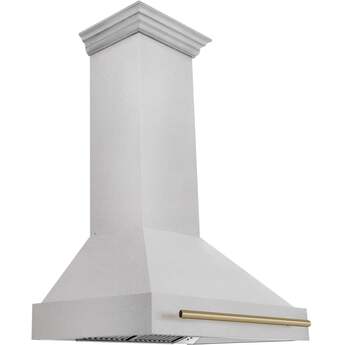 Z Line ZLINE 8654SNZ36MB Autograph Edition Series 36 Inch Wall Mount Ducted Hood — thumbnail 9