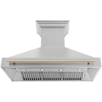 Z Line ZLINE 8654SNZ48G Autograph Edition Series 48 Inch Wall Mount Ducted Hood — thumbnail 4