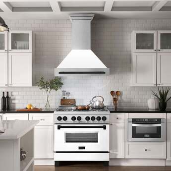 Z Line ZLINE 8654SNZWM36MB Autograph Edition Series 36 Inch Wall Mount Ducted Hood — thumbnail 3