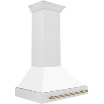 Z Line ZLINE 8654SNZWM36MB Autograph Edition Series 36 Inch Wall Mount Ducted Hood — thumbnail 6