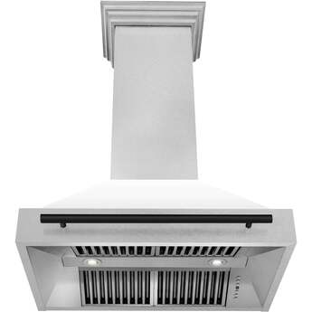 Z Line ZLINE 8654SNZWM36MB Autograph Edition Series 36 Inch Wall Mount Ducted Hood — thumbnail 9