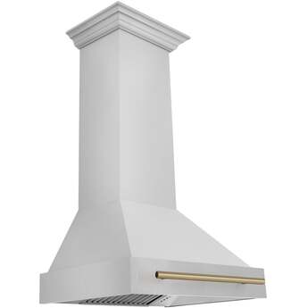Z Line ZLINE 8654STZ30MB Autograph Edition Series 30 Inch Wall Mount Ducted Hood — thumbnail 10