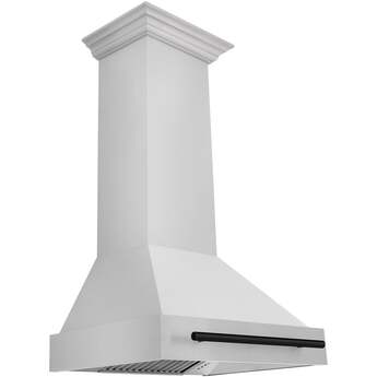 Z Line ZLINE 8654STZ30MB Autograph Edition Series 30 Inch Wall Mount Ducted Hood — thumbnail 2