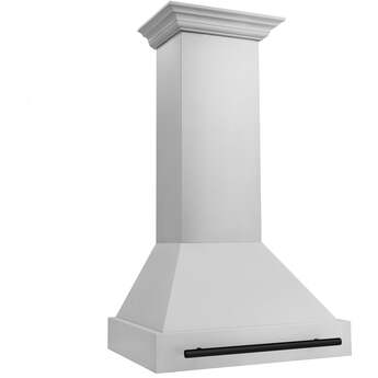 Z Line ZLINE 8654STZ30MB Autograph Edition Series 30 Inch Wall Mount Ducted Hood — thumbnail 21