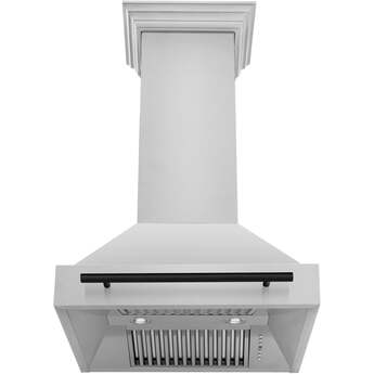 Z Line ZLINE 8654STZ30MB Autograph Edition Series 30 Inch Wall Mount Ducted Hood — thumbnail 3
