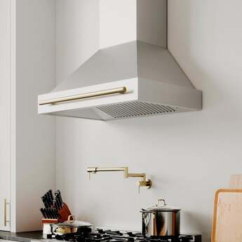 Z Line ZLINE 8654STZ36G Autograph Edition Series 36 Inch Wall Mount Ducted Hood — thumbnail 3