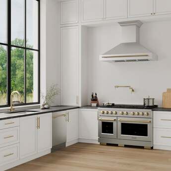 Z Line ZLINE 8654STZ48CB Autograph Edition Series 48 Inch Wall Mount Ducted Hood — thumbnail 4