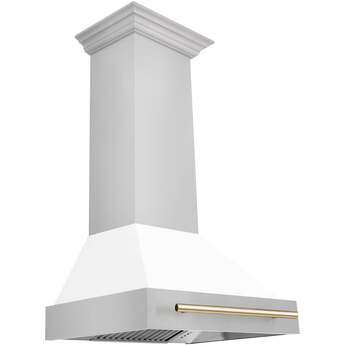 Z Line ZLINE 8654STZWM30G Autograph Edition Series 30 Inch Wall Mount Ducted Hood