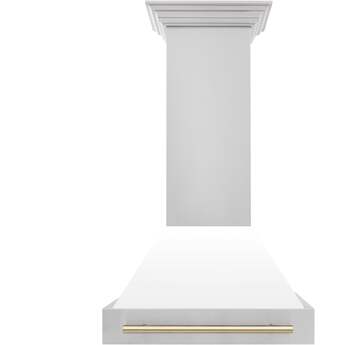 Z Line ZLINE 8654STZWM30MB Autograph Edition Series 30 Inch Wall Mount Ducted Hood — thumbnail 10