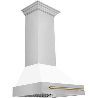Z Line ZLINE 8654STZWM30MB Autograph Edition Series 30 Inch Wall Mount Ducted Hood — thumbnail 5