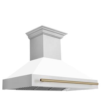 Z Line ZLINE 8654STZWM48CB Autograph Edition Series 48 Inch Wall Mount Ducted Hood