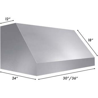 Z Line ZLINE 8685S30 Designer Series 30 Inch Wall Mount Ducted Hood — thumbnail 10