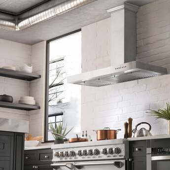 Z Line ZLINE 8KES48 48 Inch Wall Mount Ducted Hood — thumbnail 4