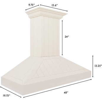 Z Line ZLINE KPTT48  48 Inch Wall Mount Ducted Hood — thumbnail 2