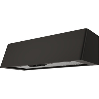 Zephyr DMEE48AMBX Mesa Wall Hood 48" BODY ONLY: Matte Black — thumbnail 4