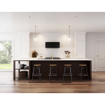 Zephyr DMEE48AMBX Mesa Wall Hood 48" BODY ONLY: Matte Black — thumbnail 8