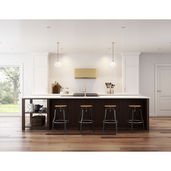 Zephyr DMEE48ASGX Mesa Wall Hood 48" BODY ONLY: Satin Gold — thumbnail 2