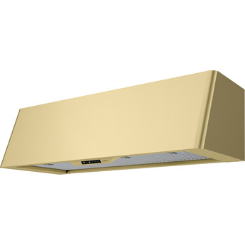 Zephyr DMEE48ASGX Mesa Wall Hood 48" BODY ONLY: Satin Gold — thumbnail 9