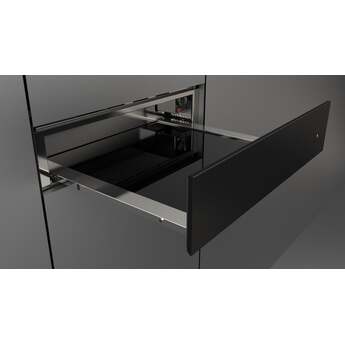 Fulgor Milano F4MWD24MB1 24 Inch Matteo 400 Series Warming Drawer, Push to Open: Matte Matte Black — thumbnail 11