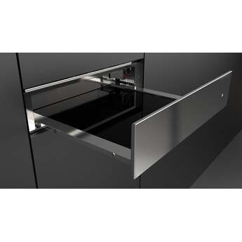 Fulgor Milano F4MWD24S1 24 Inch Matteo 400 Series Warming Drawer, Push to Open: Stainless Stainless Steel — thumbnail 3