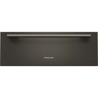 KitchenAid 30 Inch 7 Series Electric Warming Drawer: Black Ore