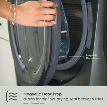Electrolux 27 Inch Front Load Washer with 4.5 cu ft Capacity, LuxCare® Plus Wash, Perfect Steam™, SmartBoost®, 1300 RPM, Stain Soak Option, Adaptive Dispenser and Energy Star Certified: Alpine — thumbnail 6