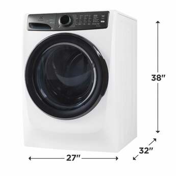 Electrolux 27 Inch Front Load Washer with 4.5 cu ft Capacity, LuxCare® Plus Wash, Perfect Steam™, SmartBoost®, 1300 RPM, Stain Soak Option, Adaptive Dispenser and Energy Star Certified: White — thumbnail 16