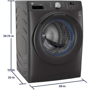GE GFW350SPYDS 28 Inch Smart Front Load Washer Carbon Graphite — thumbnail 23