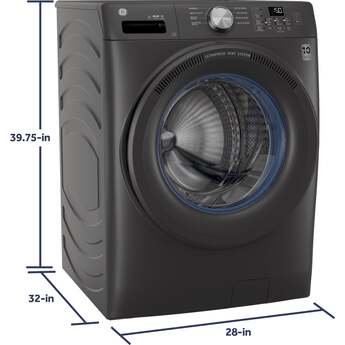 GE GFW350SPYDS 28 Inch Smart Front Load Washer Carbon Graphite — thumbnail 25