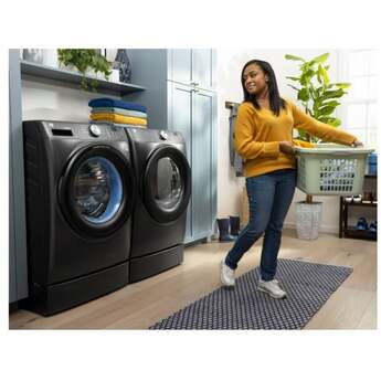 GE GFW350SPYDS 28 Inch Smart Front Load Washer Carbon Graphite — thumbnail 3
