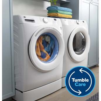 GE GFW350SPYDS 28 Inch Smart Front Load Washer Carbon Graphite — thumbnail 7