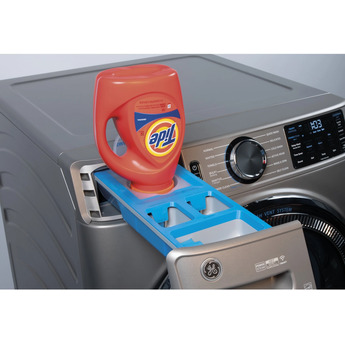 GE 4.8 cu.ft. Satin Nickel Electric Front Load Washer - Energy Star — thumbnail 23