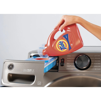 GE 4.8 cu.ft. Satin Nickel Electric Front Load Washer - Energy Star — thumbnail 31