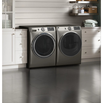 GE 4.8 cu.ft. Satin Nickel Electric Front Load Washer - Energy Star — thumbnail 37