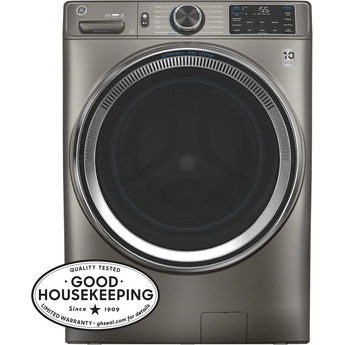 GE 4.8 cu.ft. Satin Nickel Electric Front Load Washer - Energy Star — thumbnail 39